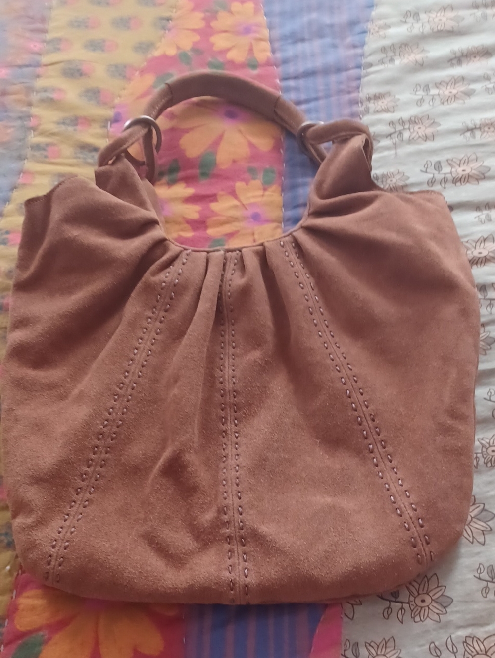 Free People Suede Hobo Shoulder Bag in Brown